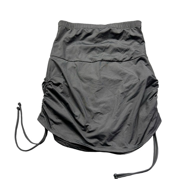 ANNE COLE black Tummy Control Skirted Bikini Swim Bottom size medium NWT - Picture 2 of 12